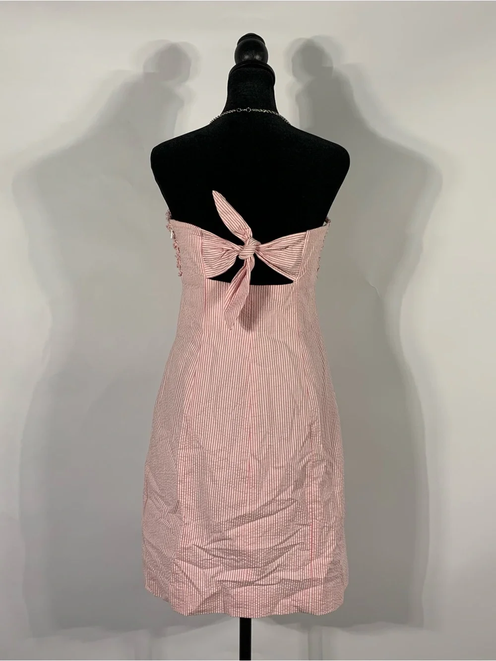 Lilly Pulitzer pink seersucker strapless dress 🎀 - Picture 4 of 7